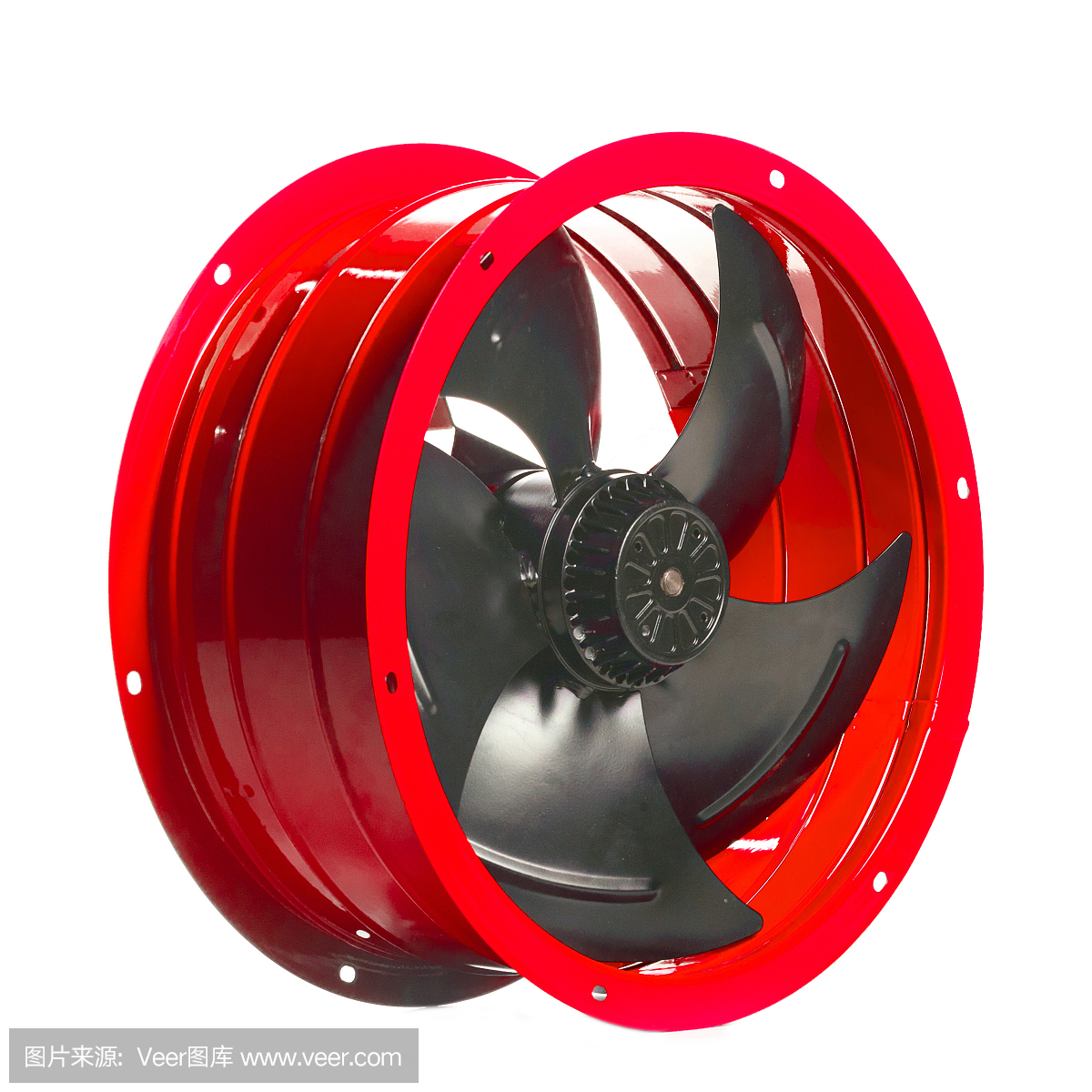 工業風扇。特寫鏡頭。