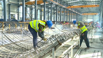 【冬日無(wú)閑·大抓項(xiàng)目】高臺(tái):寒冬“不打烊” 風(fēng)電設(shè)備制造忙