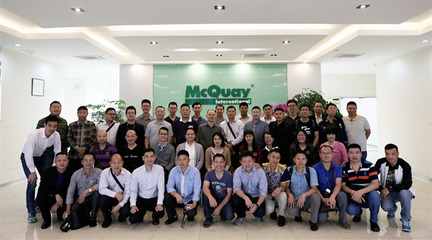 盛和公司到麥克維爾蘇州工廠參觀學習